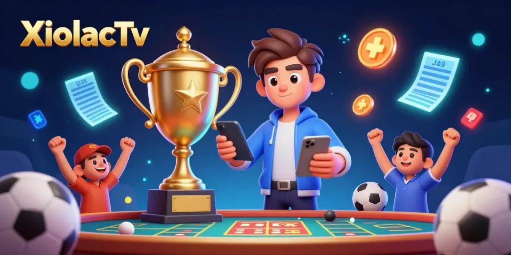 XoilacTv immerses viewers in the thrilling world of sports betting with vibrant visuals and engaging elements.