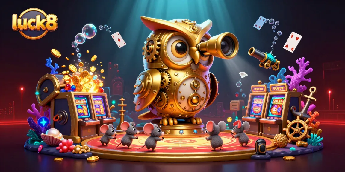 Enjoy the vibrant luck8 casino experience, where the animated characters and rich game elements create an engaging atmosphere.