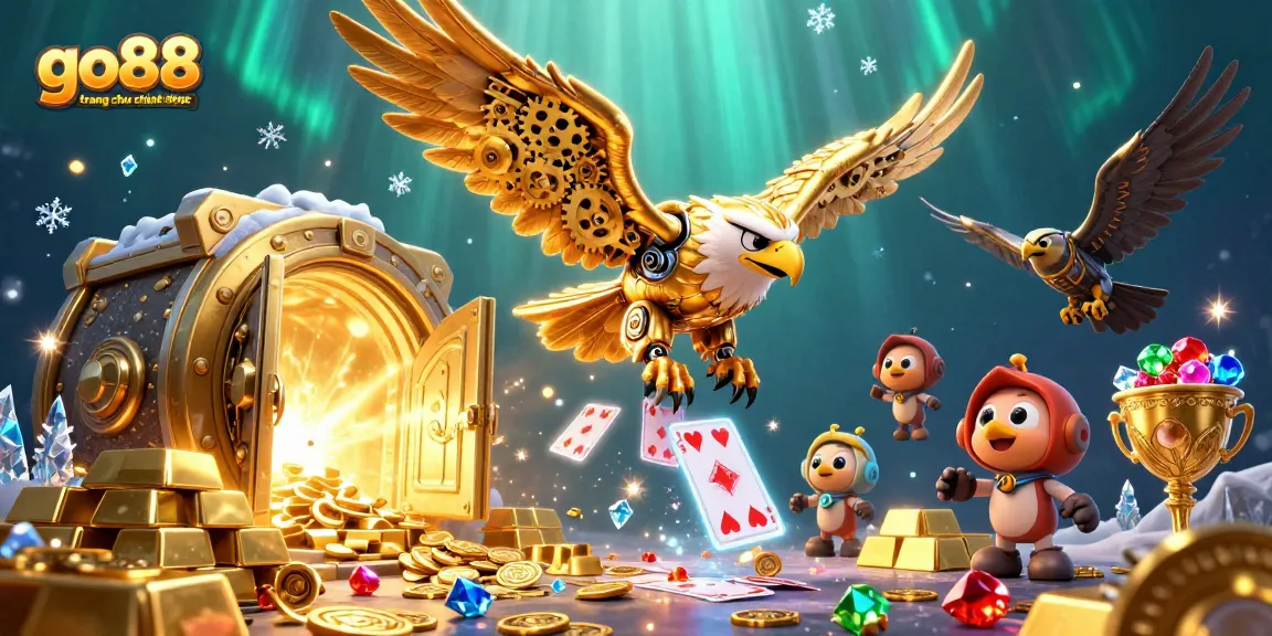 Experience the excitement of go88 trang chu chinh thuc with dynamic casino elements in a vivid 3D scene.