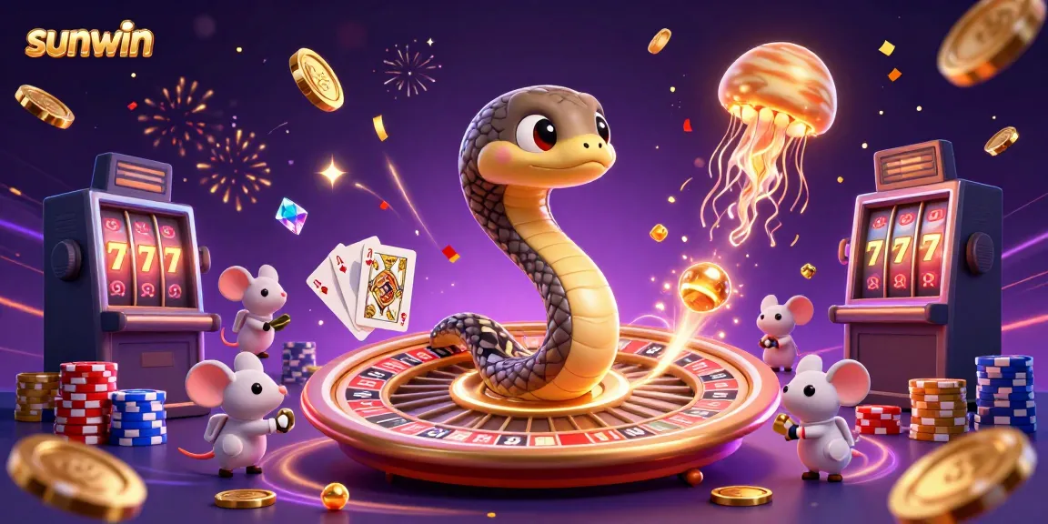 Engage in thrilling cosmic gambling adventures with sunwin's interactive gaming elements in a vibrant 3D scene.