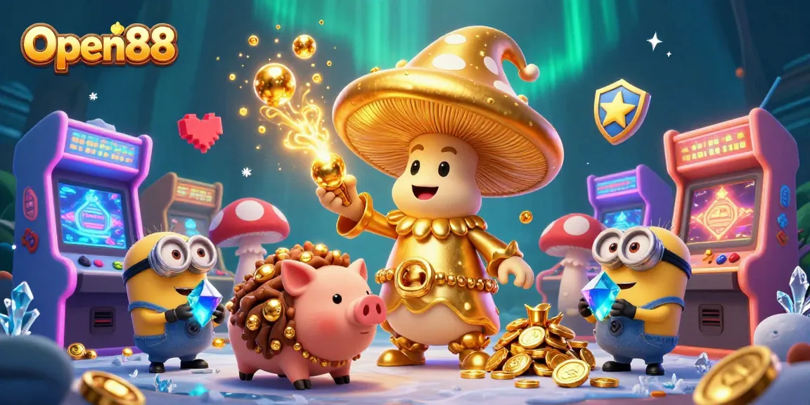 Experience Open88's vibrant gaming world where magic meets gold and treasure hunting!