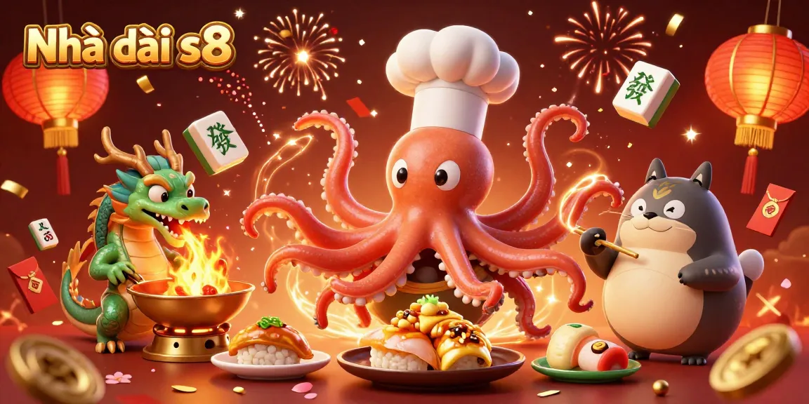 Engage with the vibrant theme of Nhà cái s8 through unique illustrations of characters enjoying a dynamic gambling experience.
