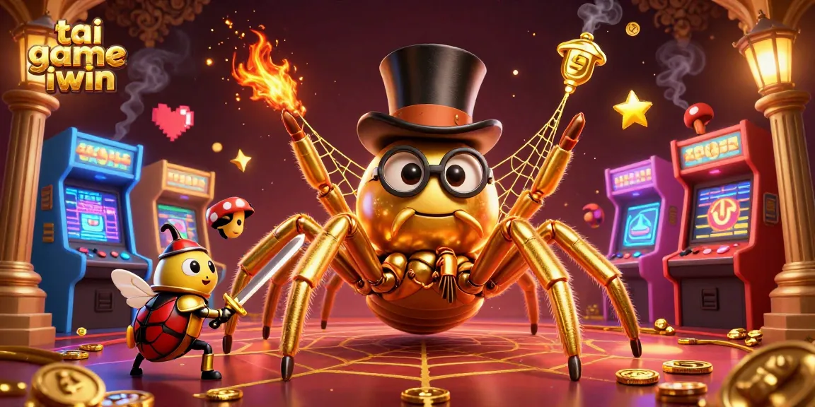Engage with tai game iwin featuring vibrant 3D casino elements and characters.