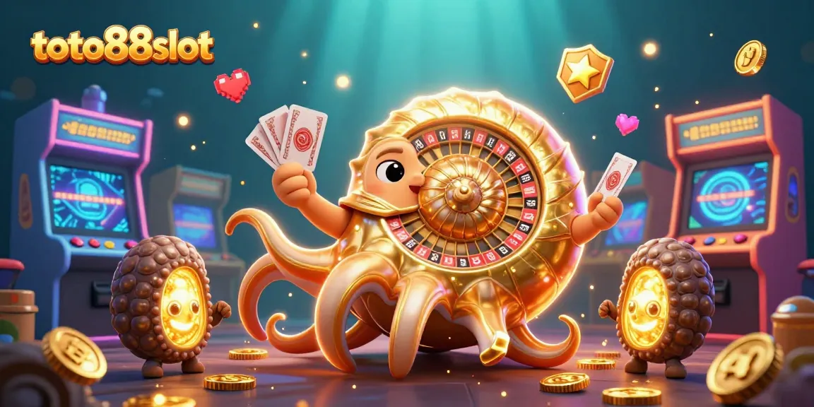 Experience thrilling gameplay with toto88slot featuring a giant nautilus holding cards in a vibrant casino scene.